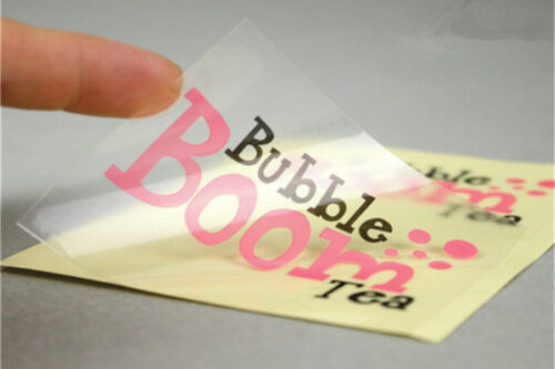 Tem decal trong suốt